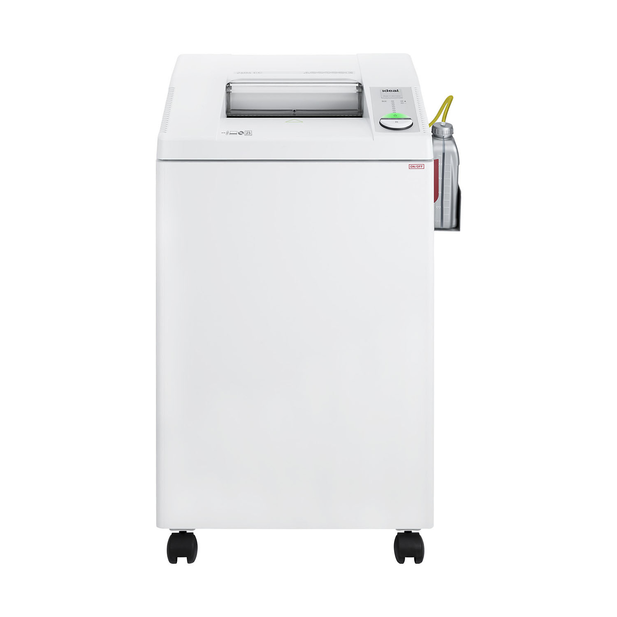 IDEAL, Paper Shredder, Sheet Capacity 25 Cut Type Cross-Cut, Security Level P4 Model# IDEDSH0362OH (2604)